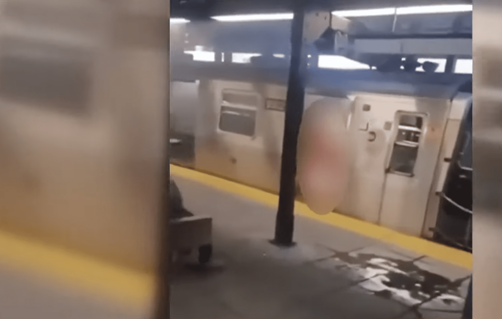 Woman set on fire on subway